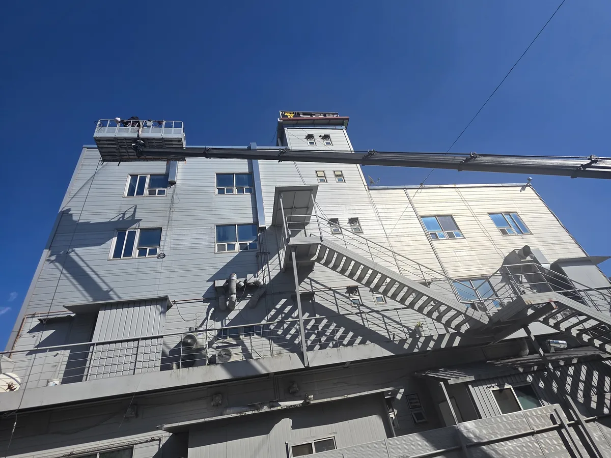 장수군 계남면 건물 화장실 세면대 살균 위생청소 사례 - 행진크린